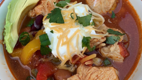 chicken fajita chili w. web address