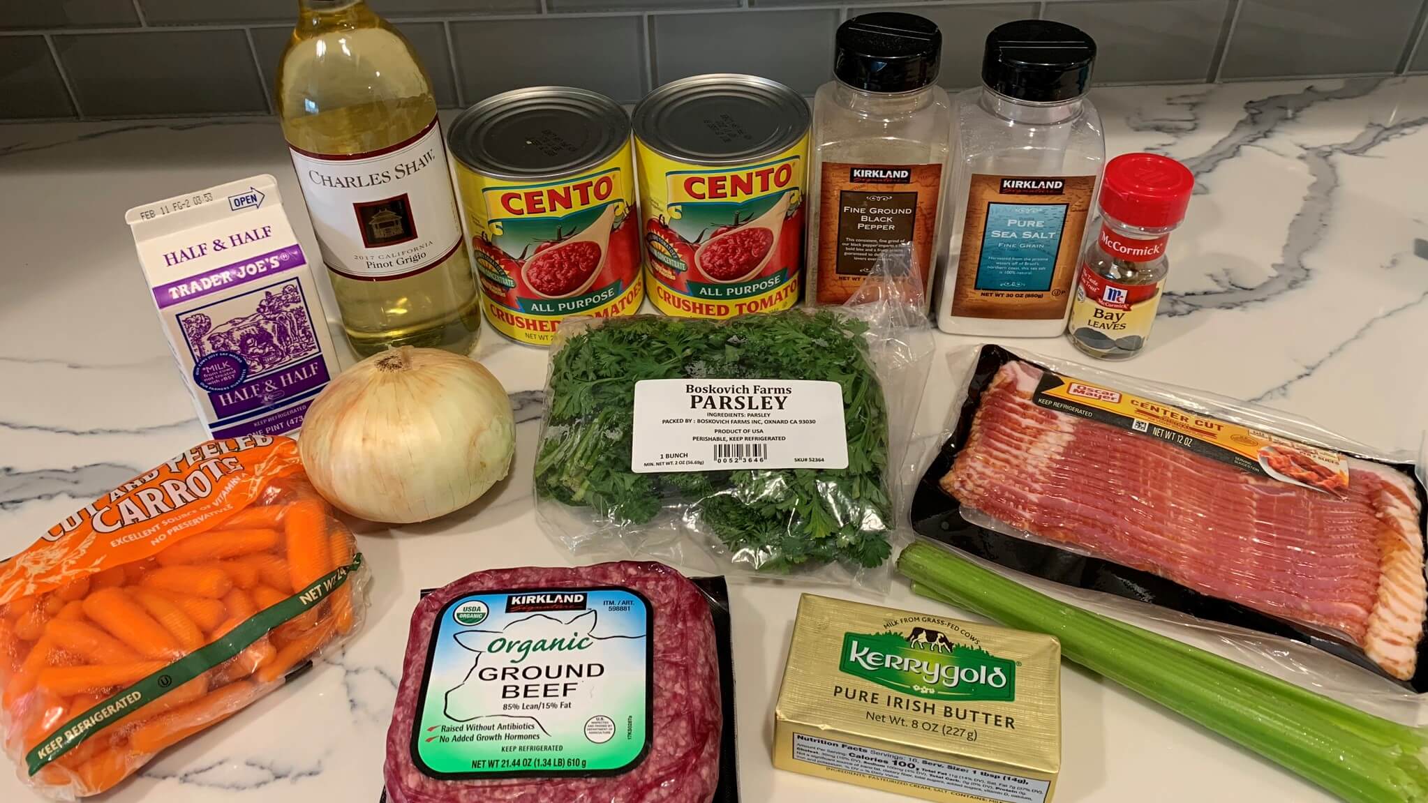 ip bolognese ingredients